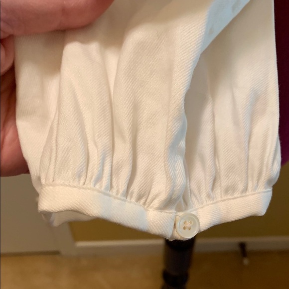 Babaton Hadwyn White Fitted Crop Blouse - Picture 5 of 12